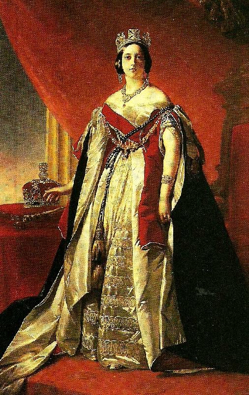 unknow artist en ung och vacker drottning victoria av stora brittranien Germany oil painting art
